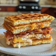 Cornbread Waffle Sandwiches: A Unique Twist on Breakfast!