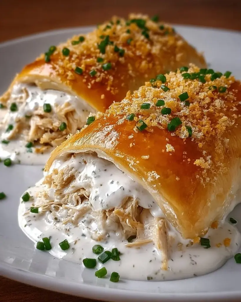 Delicious chicken pillows baked to perfection for cozy comfort nights.