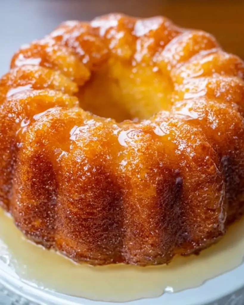 Delicious homemade rum cake recipe for festive celebrations
